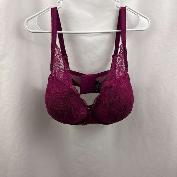 Torrid Curve Women's Padded Underwire Push Up Bra Size 42DD Purple Lace - Picture 3 of 9